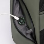 Custom SwissDigital® LAMONE USB Charging Port Stylish LED Backpack - 7