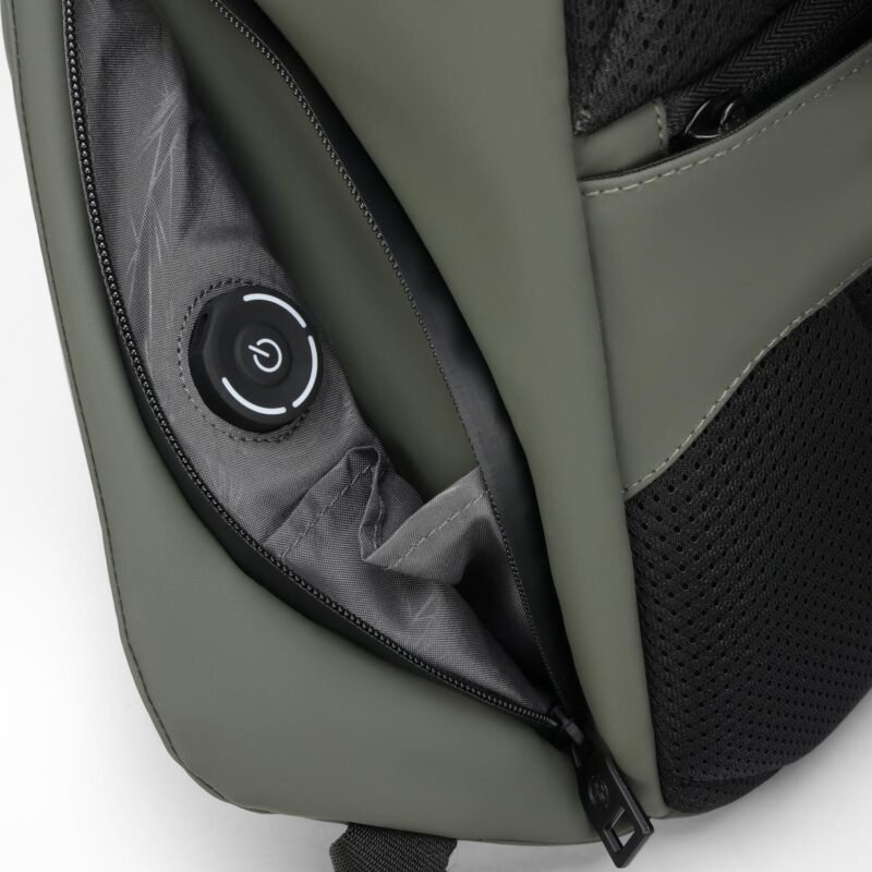 Custom SwissDigital® LAMONE USB Charging Port Stylish LED Backpack - 8