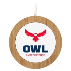 Custom iBevel Plus 15W Wireless Charger With Bamboo Trim
