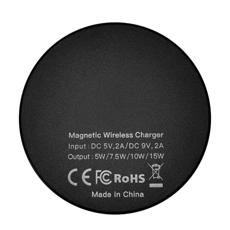 Custom iDisc 15W MagSecure Wireless Charger-NAR-BLK - 2